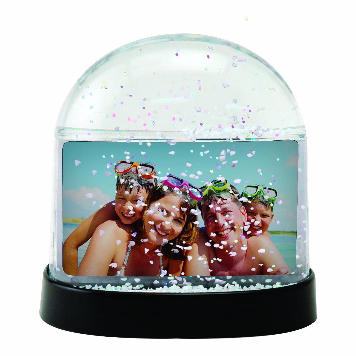 Neil Enterprises Inc. Clear Horizontal Photo Snow Globe - Case of 36 - Perfect for Weddings, Birthdays & Home Decor - Bulk Party Favors & Gift Ideas