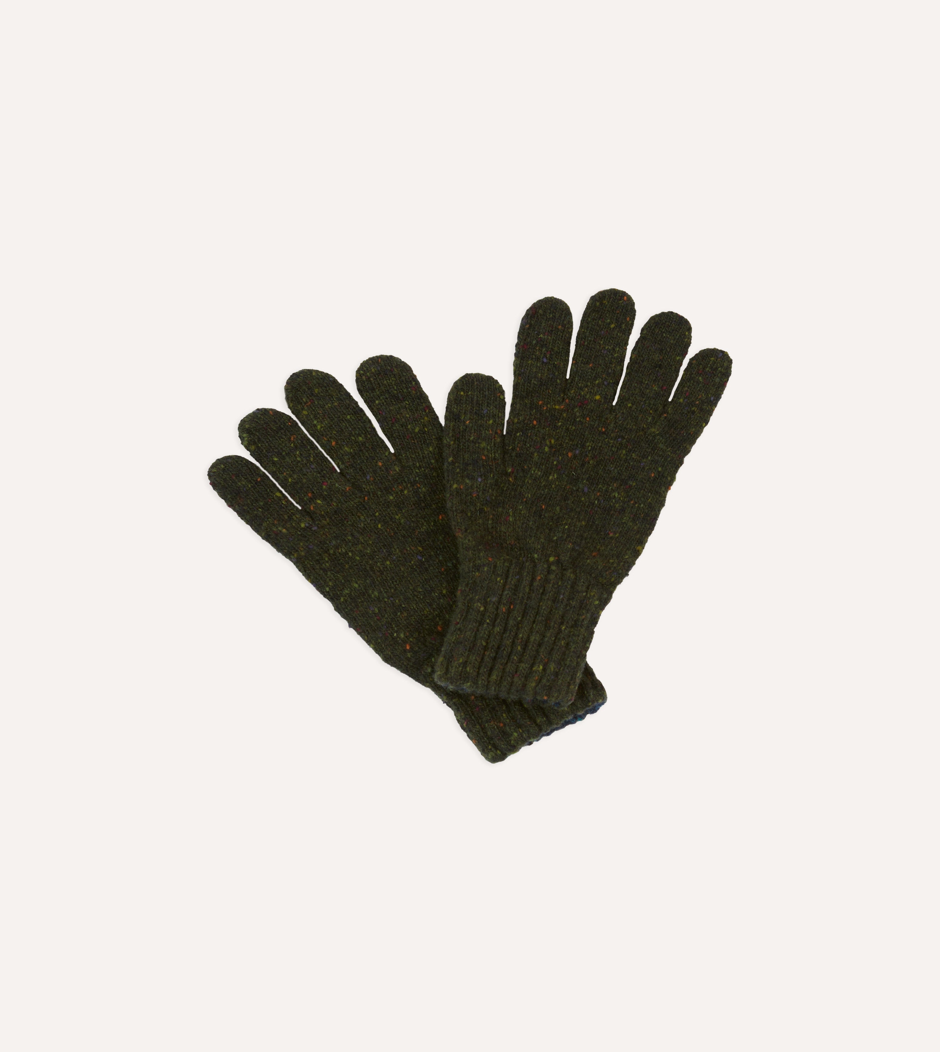 Premium Olive Green Merino Wool Knitted Gloves for Men & Women - Warm Winter Gloves for Outdoor Activities, Skiing, Hiking, and Cold Weather Fashion