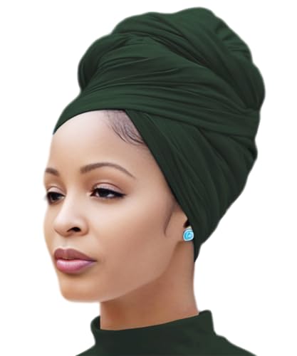 1-dark Green Headwrap