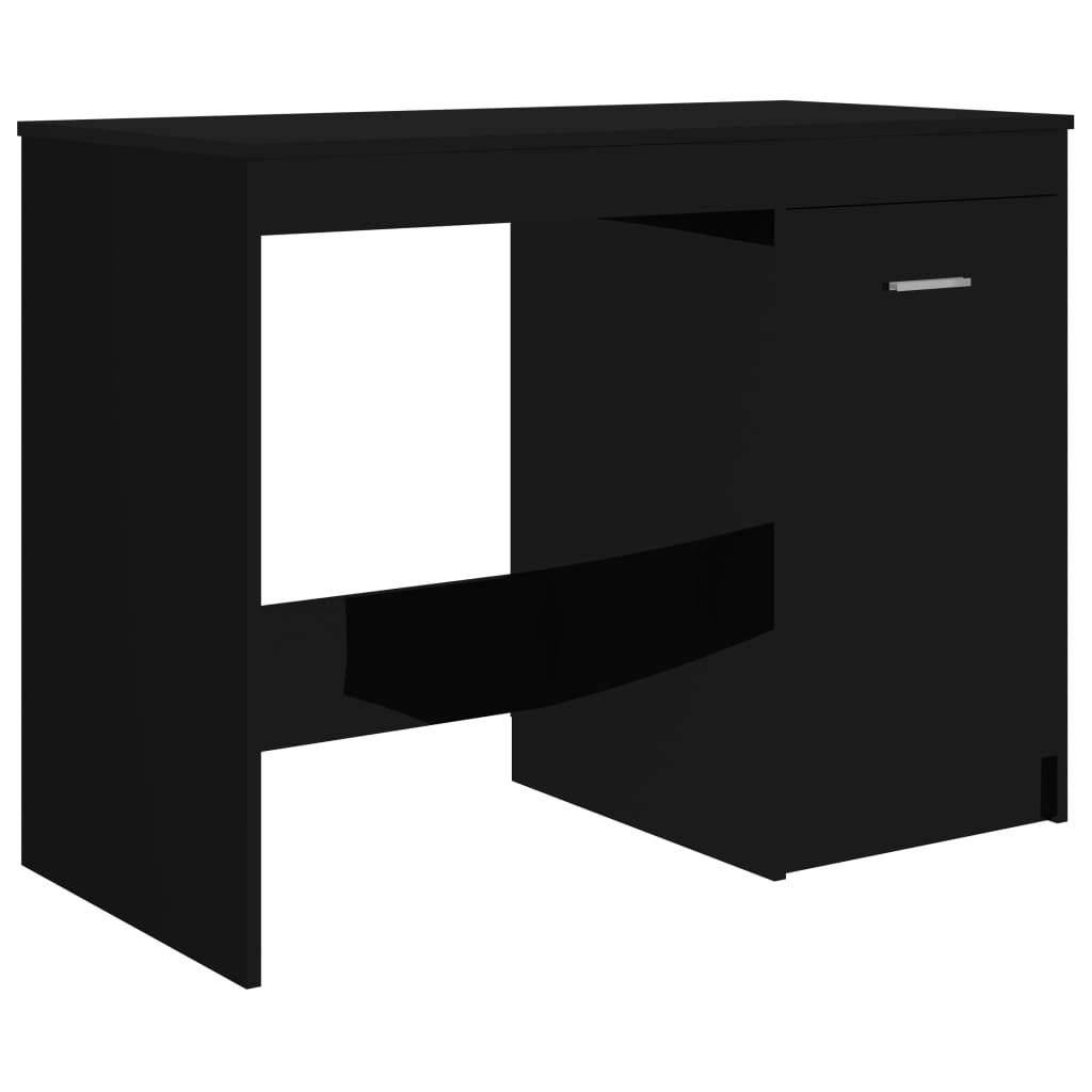 Modern Home Office Desk with Storage - 39.4