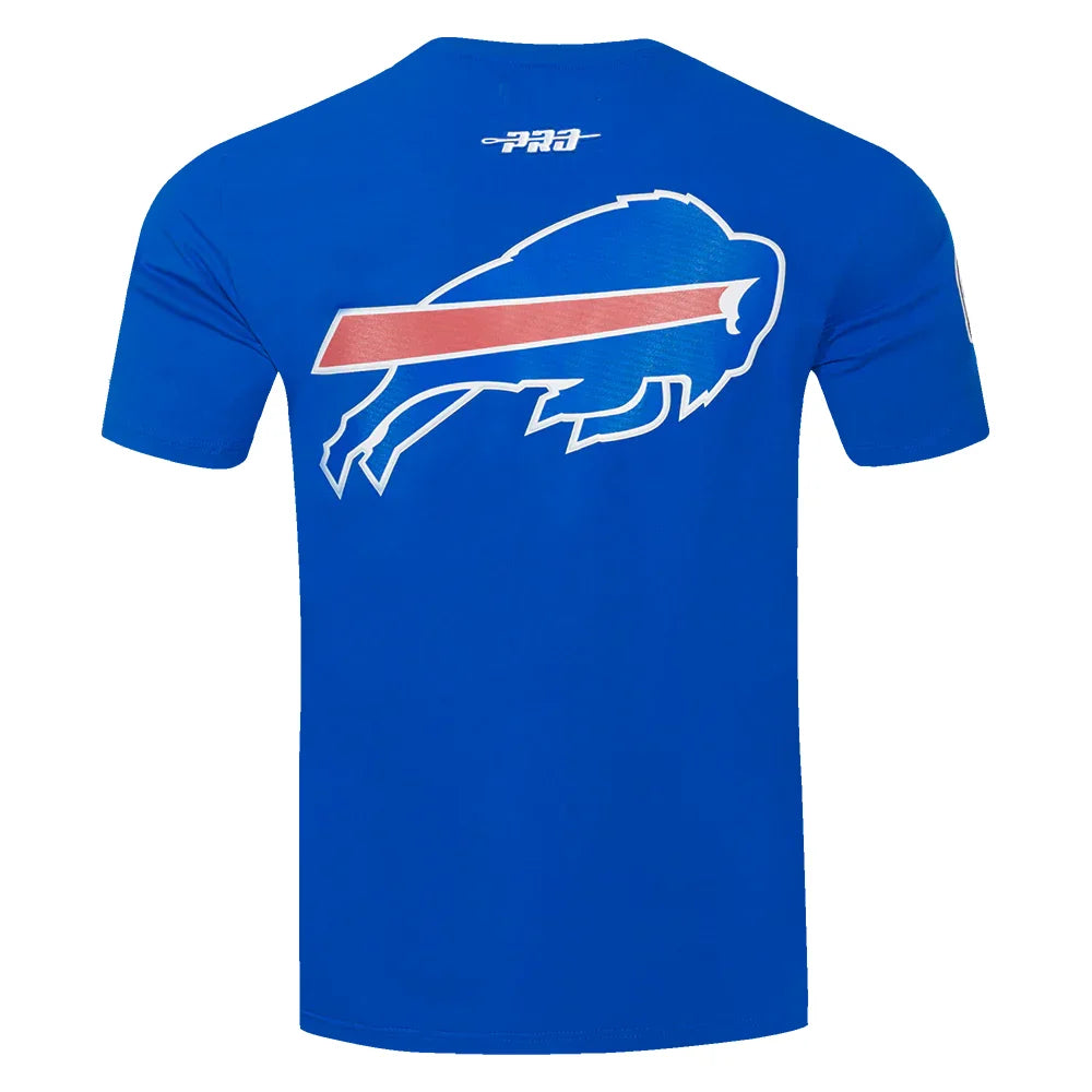 Josh Allen #17 Buffalo Bills Chenille Tee Shirt for Men - Official NFL Licensed Pro Standard Jersey T-Shirt - Perfect for Game Day, Tailgating & Football Fan Gifts