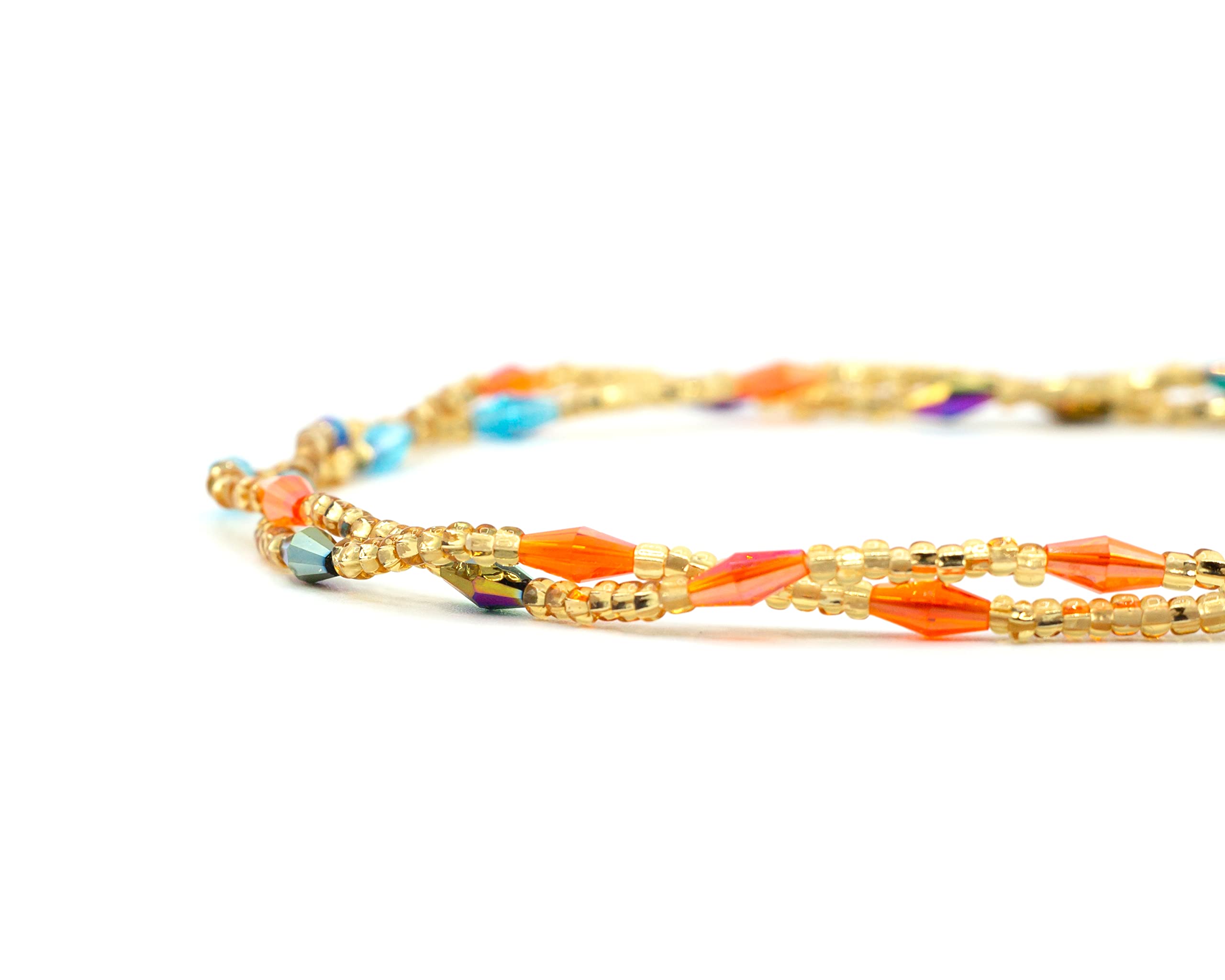 African Crystal Waist Beads for Women - 45