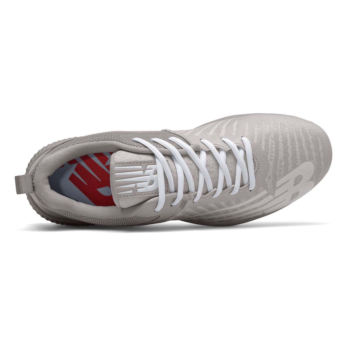 New Balance FuelCell 4040v6 Gray & White Low Metal Cleats for Men - Lightweight Soccer Cleats with Enhanced Traction for Artificial Turf & Firm Ground - Perfect for Training & Matches