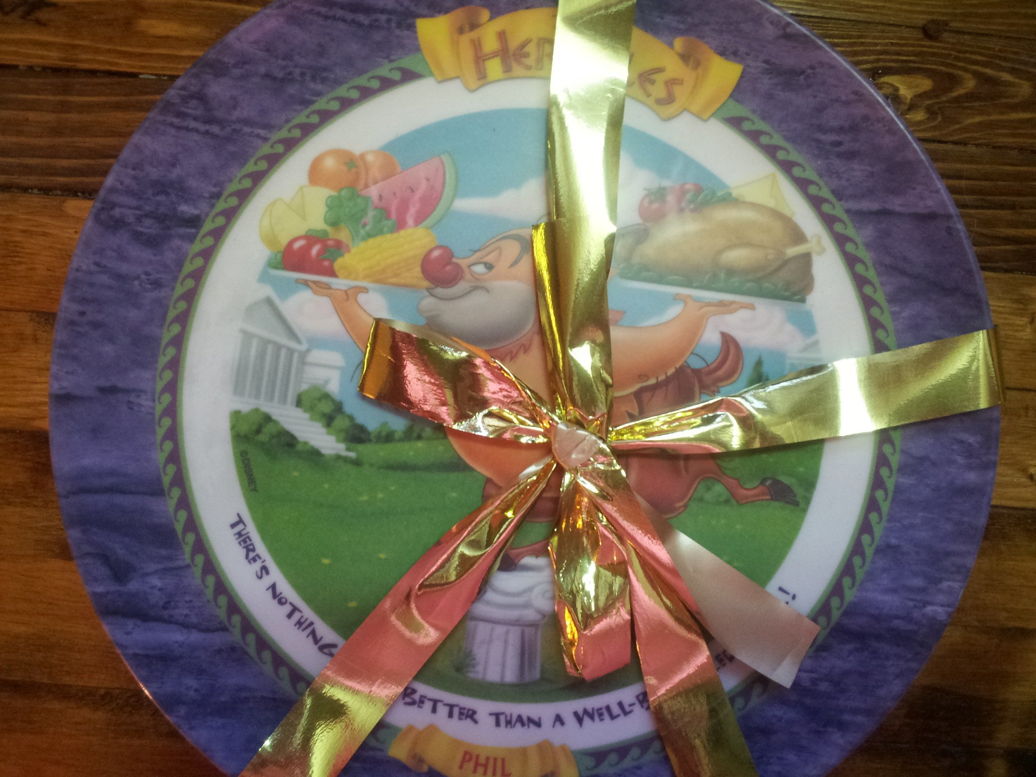 Vintage 1997 McDonald's Disney Hercules 6-Piece Dinner Plate Set - Collectible Disney Memorabilia for Fans & Home Decor