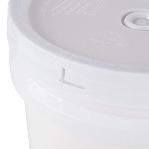 Organic Virgin Coconut Oil - 5 Gallon (38 lb.) Bulk Size for Cooking, Baking & Skin Care | Cold Pressed, Unrefined, Non-GMO | Perfect for Keto, Paleo & Vegan Diets | Great for Hair & Body Moisturizing