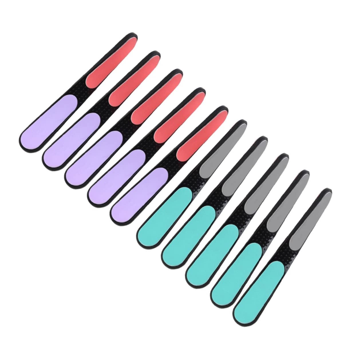 Beavorty 10pcs Nail Files - Professional Edge Shaping, Polishing & Grinding Tools for Manicure, Nail Art & Pedicure | Perfect for Home Use, Nail Salons & DIY Nail Care