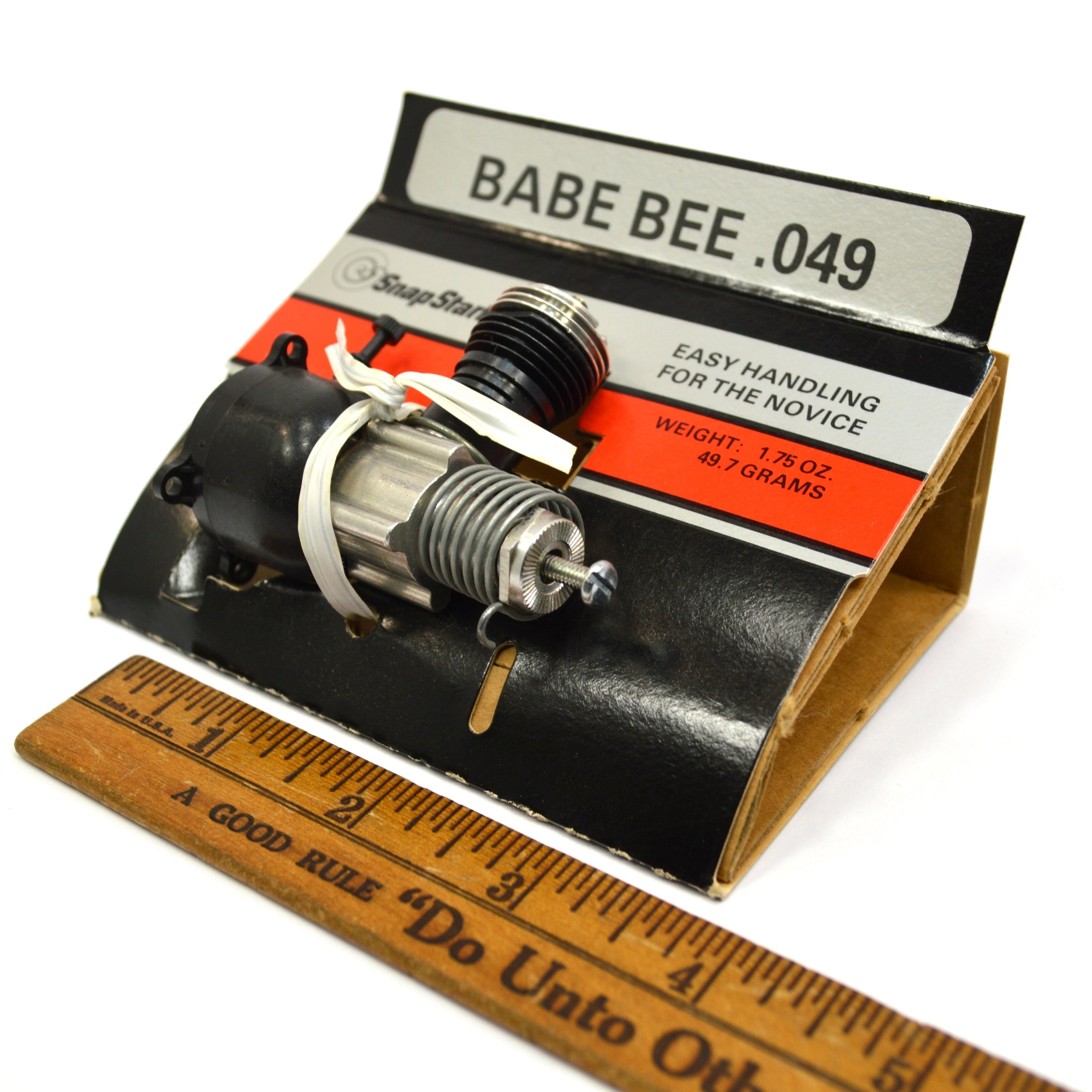 New in Box COX BABY BEE .049 Engine with Snap Starter #350 for Model Airplanes 20442 - Perfect for RC Aircraft Hobbyists and Beginners
