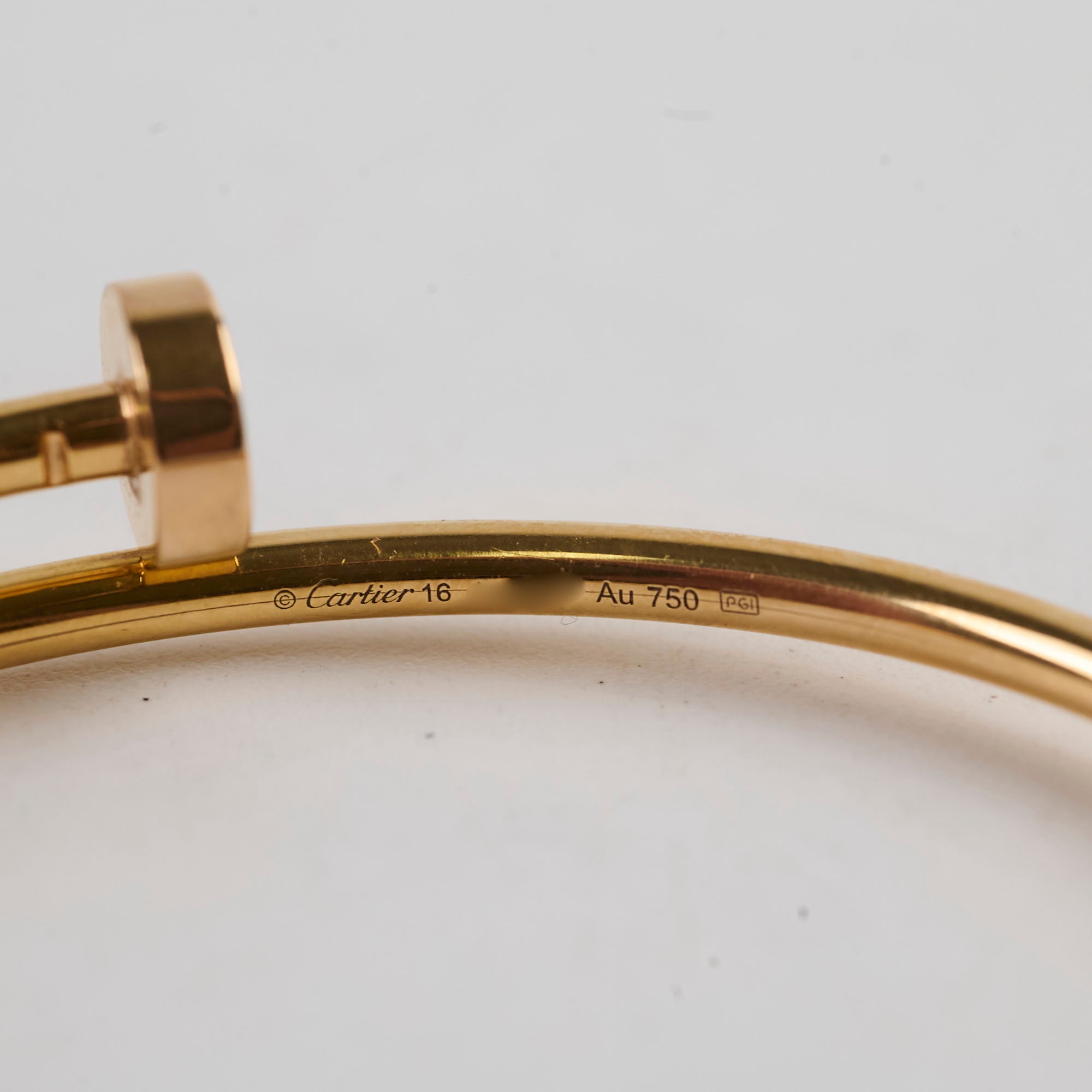 Cartier Juste Un Clou Bracelet 16 Size Small Model in 18K Pink Gold - Elegant Jewelry for Women, Perfect for Date Night & Special Occasions
