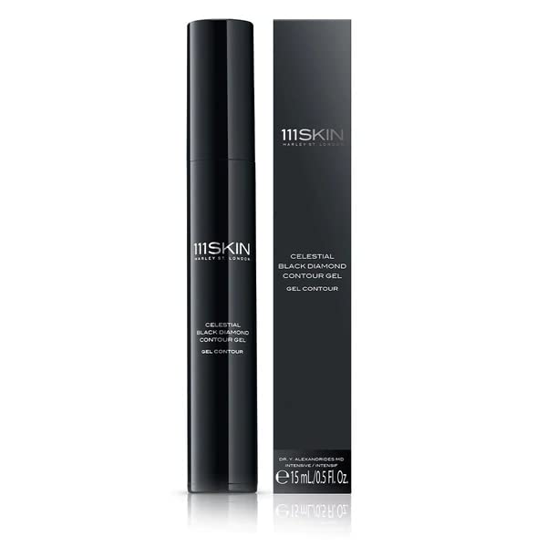 111SKIN Celestial Black Diamond Contour Gel 0.51 oz - Luxe Anti-Aging Face Lift Gel for Wrinkles & Firming | Day & Night Skincare Routine