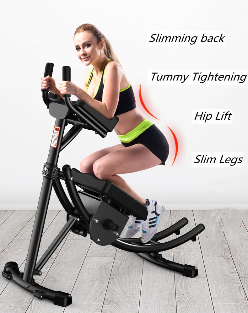 Adjustable Ab Machine for Home Gym - Core Workout Equipment for Stomach & Abs Training - Strength Exercise Machine for Women & Men - Perfect for Home Fitness & Toning