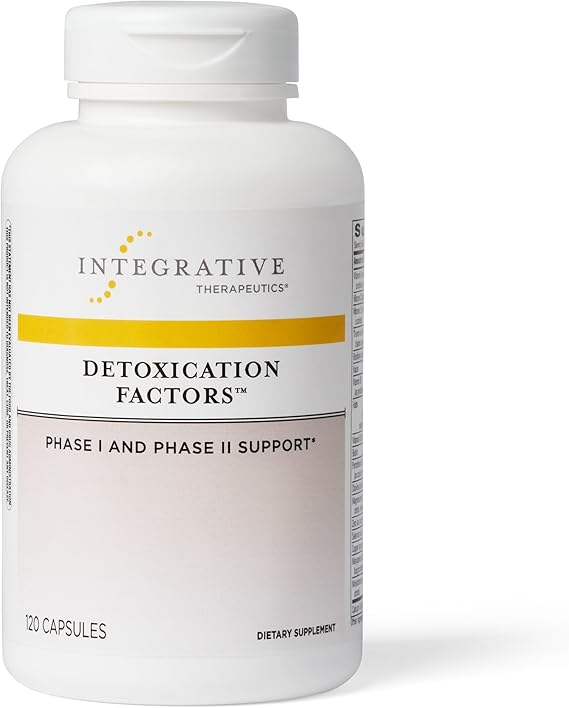 Integrative Therapeutics Detoxication Factors - Liver Support & Toxin Removal Supplement for Detox & Cleansing - Ideal for Post-Holiday, Weight Management & Wellness Routine