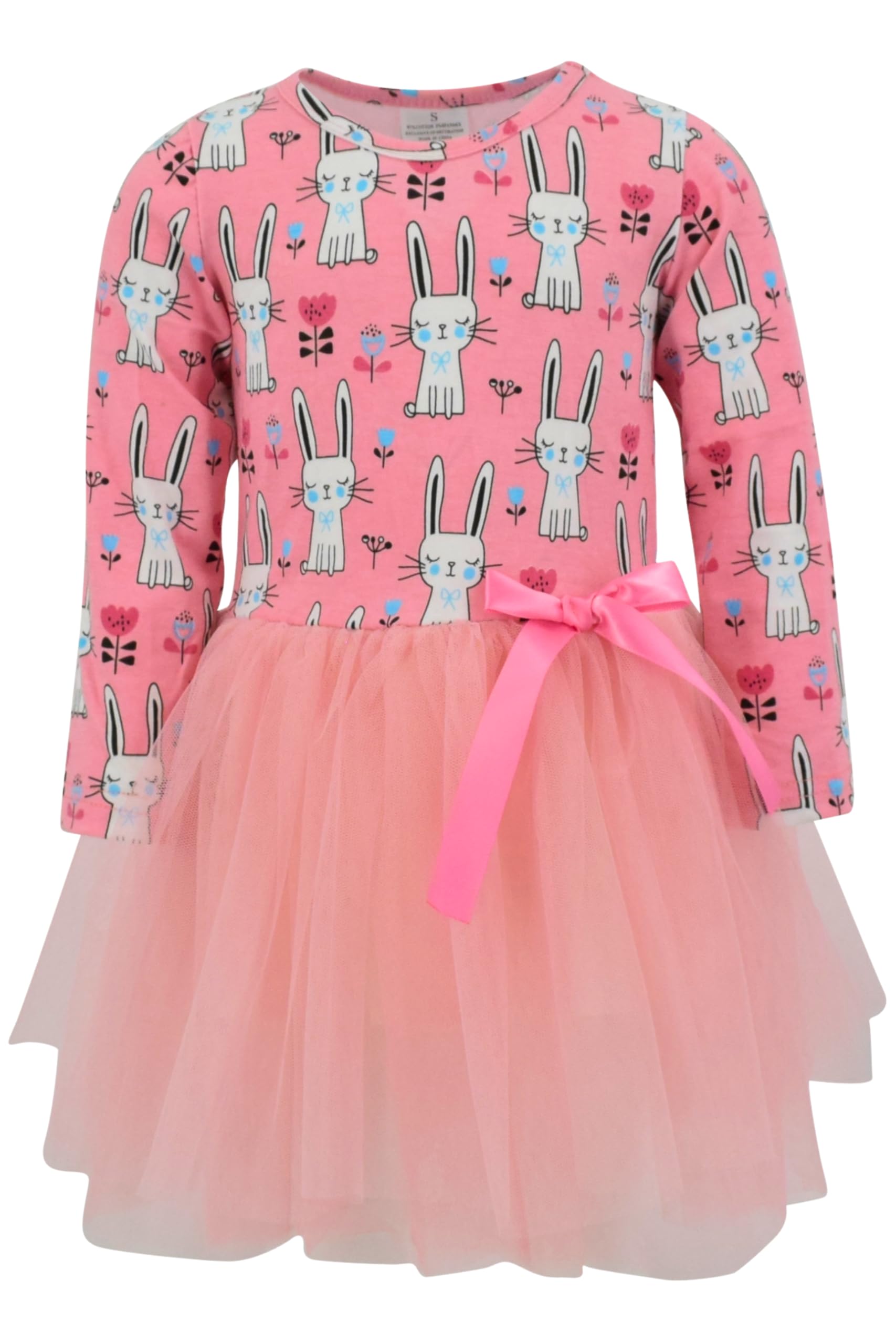 Girls Long Sleeve Tulle Tutu Dresses for Kids & Toddlers - Princess Party Outfit, Birthday Dress, Photo Shoot Costume, Holiday Celebration Attire