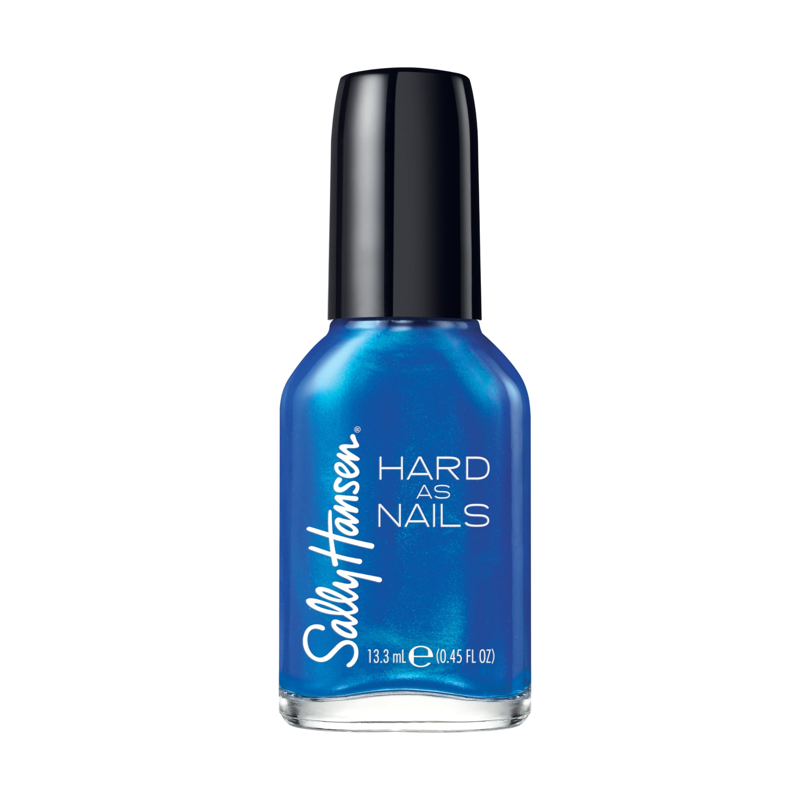 Sally Hansen Hard as Nails Nail Polish - Sturdy Sapphire Blue (0.45 fl oz) - Strengthening & Long-Lasting Formula for Healthy Nails - Perfect for Manicures, Pedicures & Everyday Wear
