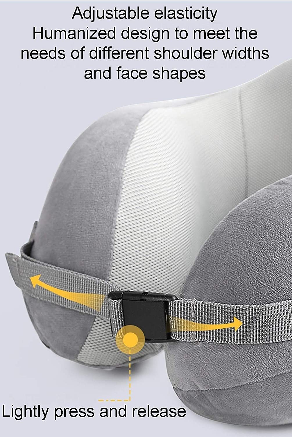 Memory Foam Travel Pillow - U-Shaped Neck Support Pillow for Airplane, Car & Bed | Ultra Soft & Comfortable Cervical Pillow | Lightweight & Portable Neck Cushion | Machine Washable | Perfect for Long Flights, Road Trips & Home Use