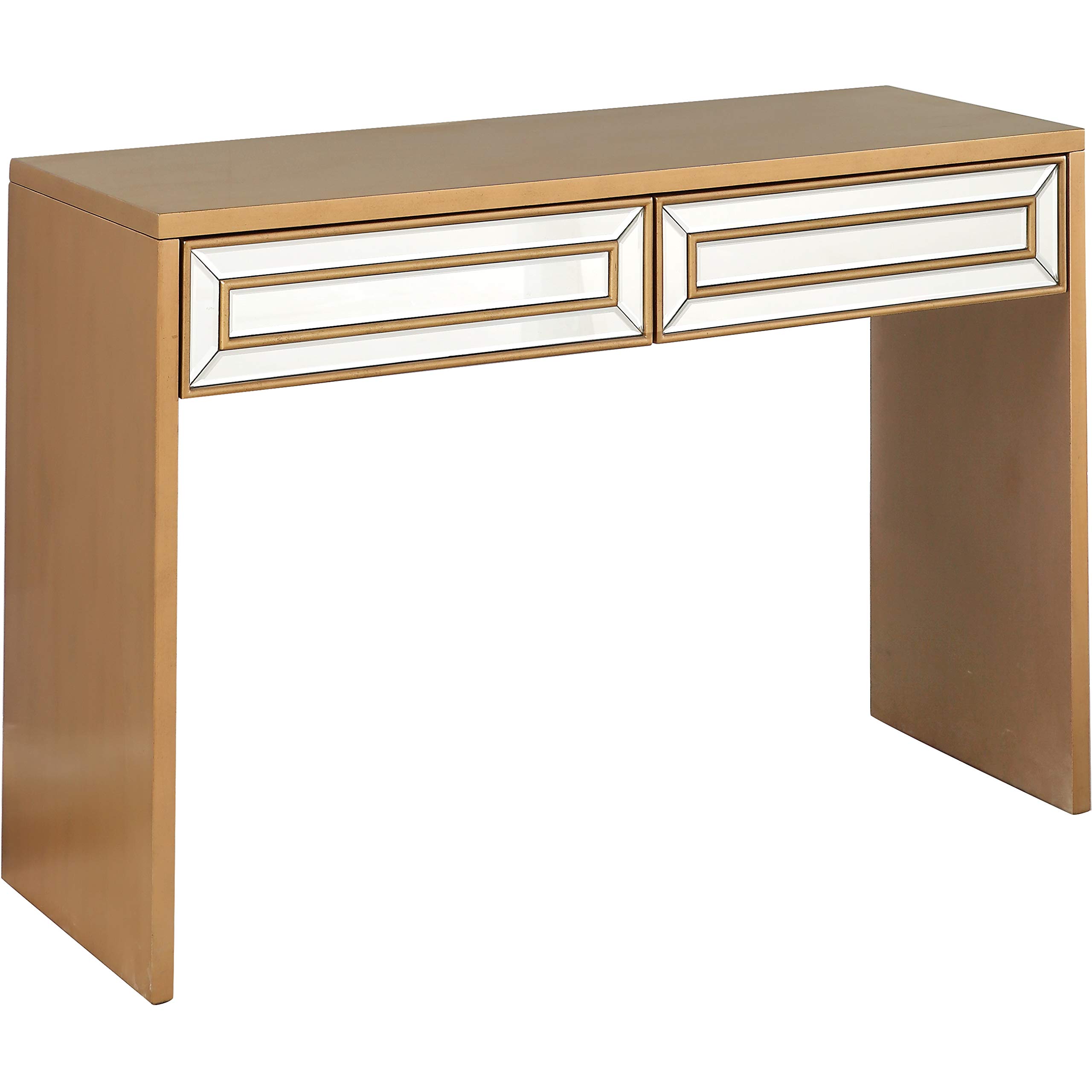 Camden Isle Virginia Console Table with 2 Mirrored Drawers - Elegant Entryway Furniture for Hallway, Living Room & Bedroom Decor