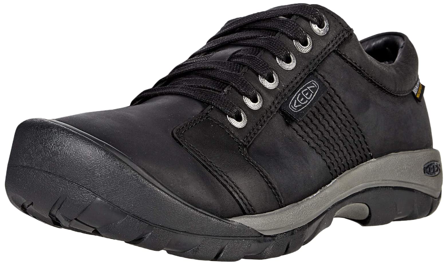 KEEN Men's Austin Waterproof Oxford Shoes - Comfortable & Durable Work Boots for Hiking, Construction & Outdoor Activities