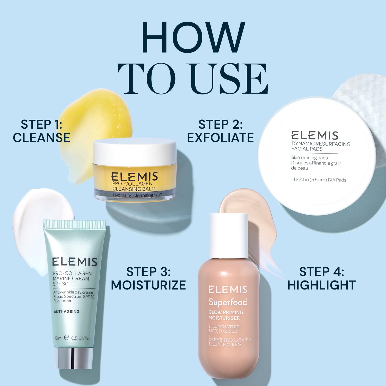 Christine’s Elemis Favorites - Amazon Exclusive Luxury Skincare Gift Set | Travel Size Skincare Essentials for Women | Perfect for Travel, Gifts & Daily Beauty Routine