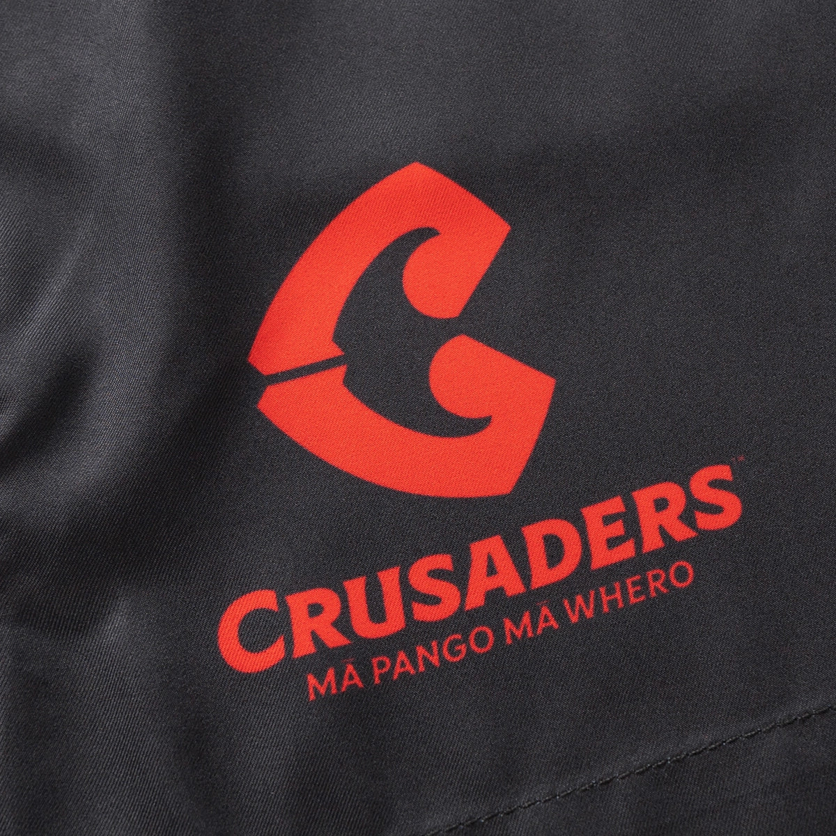 2025 Classic Crusaders Super Rugby Performance Gym Shorts - Black - Breathable & Moisture-Wicking for Training & Workouts