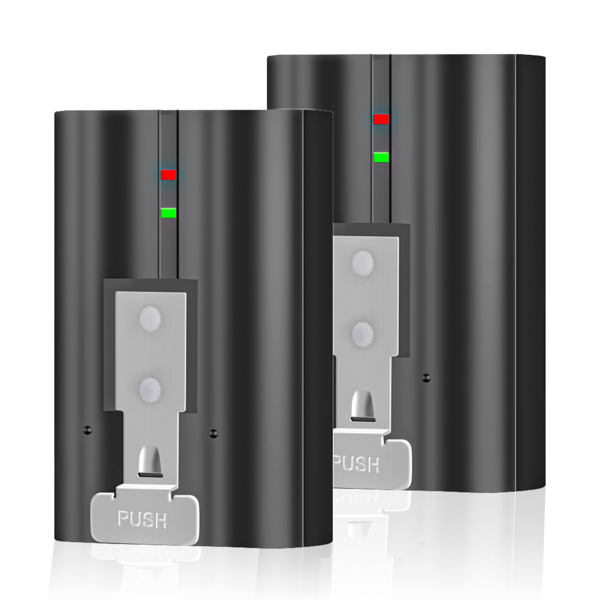 Burflo 2-Pack 6040mAh Rechargeable Battery for Ring Video Doorbell 2/3/3 Plus/4, Spotlight Camera, Stick Up Camera & Peephole Camera | Long-Lasting Backup Power for Home Security | Weatherproof & Easy Installation