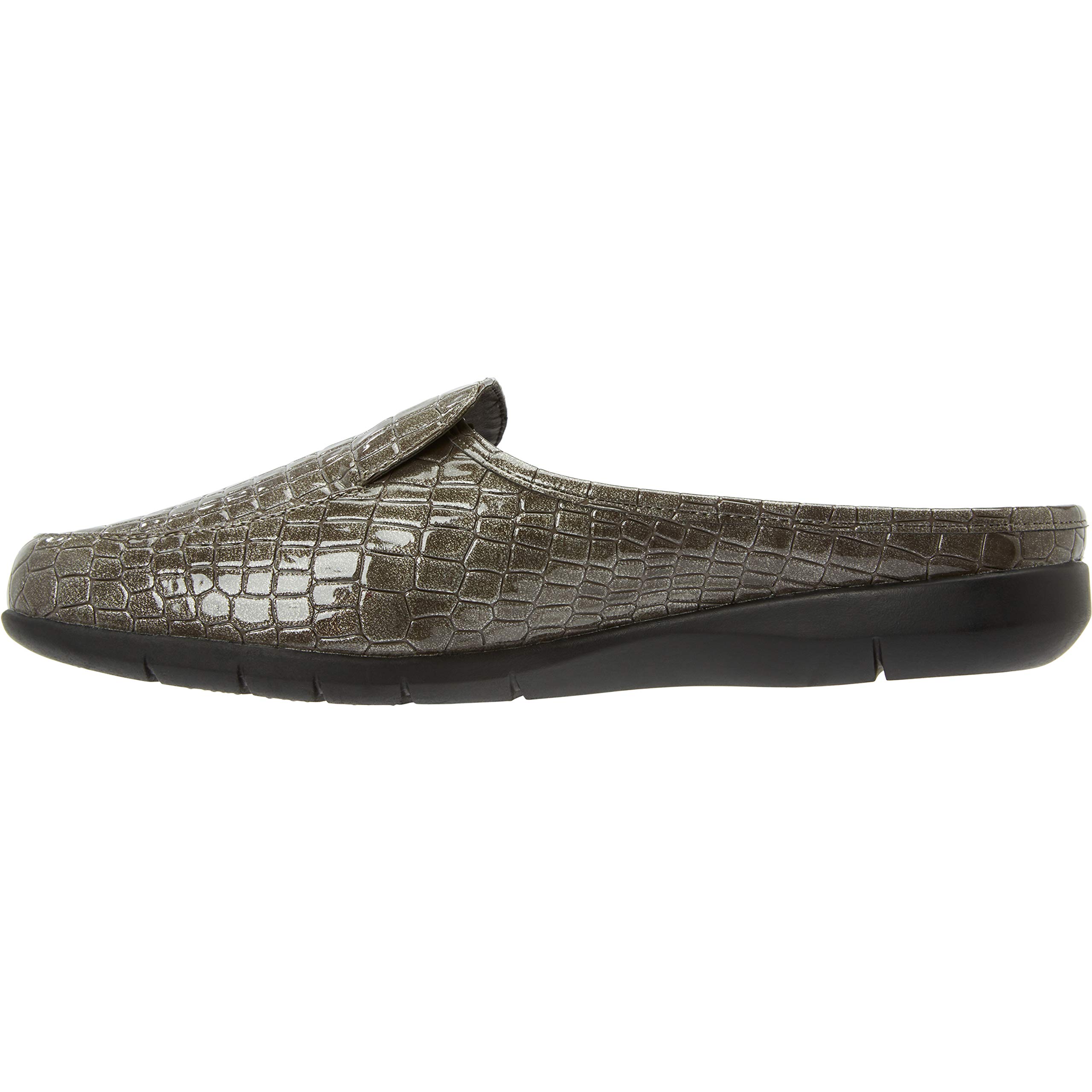 Comfortview Women's Wide Width The Estelle Mule - Slip-On House Shoes for Relaxing at Home & Indoor Comfort