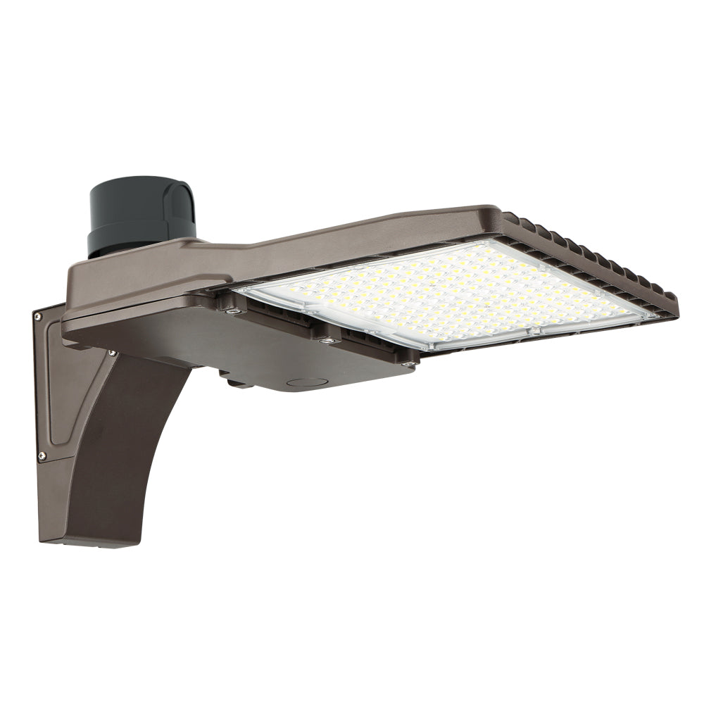 Konlite LED Outdoor Area Light 150W Type III 347-480V 21,300 Lumens 5000K Daylight White - 400W Equivalent Brightness for Parking Lots, Warehouses & Industrial Lighting