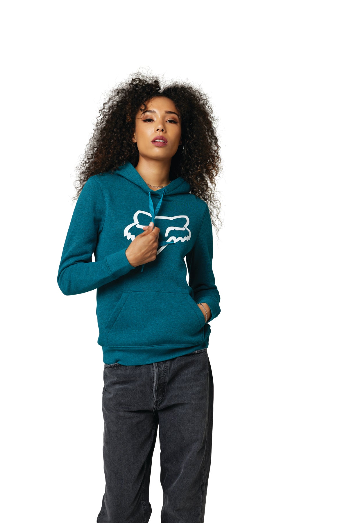 Women's Fox Boundary Pullover Hoodie - Soft Fleece Jacket for Outdoor Activities, Hiking & Casual Wear