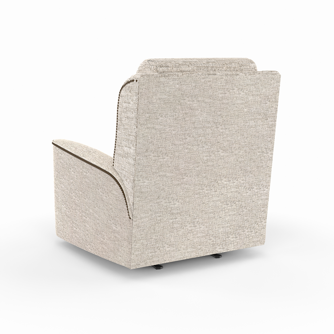 Comfortable Mason Glider Recliner Chair with Smooth Swivel Motion - Perfect for Nursery, Living Room & Relaxation