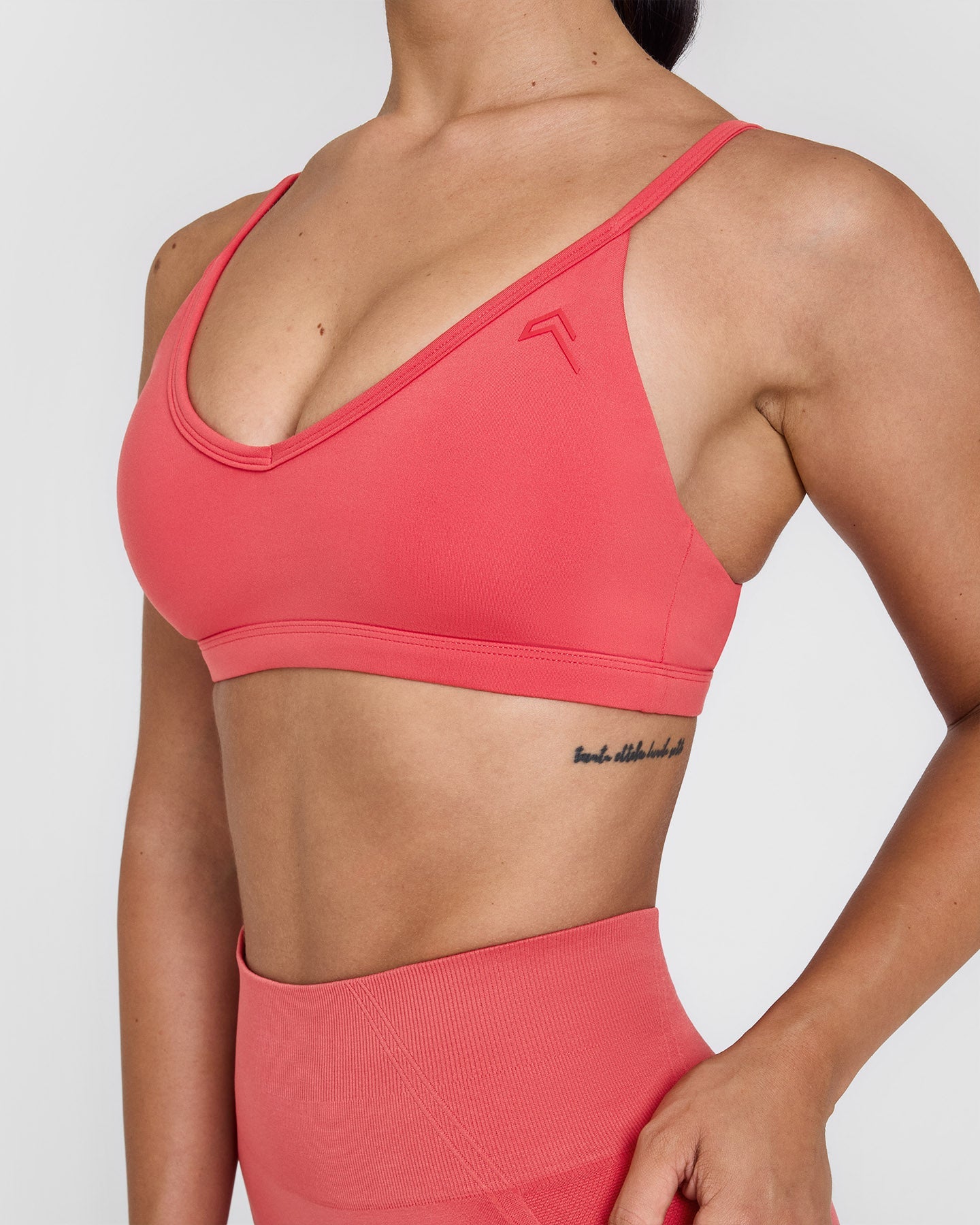 Timeless Strappy Bralette - Sweet Red Lace Bralette for Women | Comfortable Wireless Bra for Everyday Wear, Yoga, and Lounge