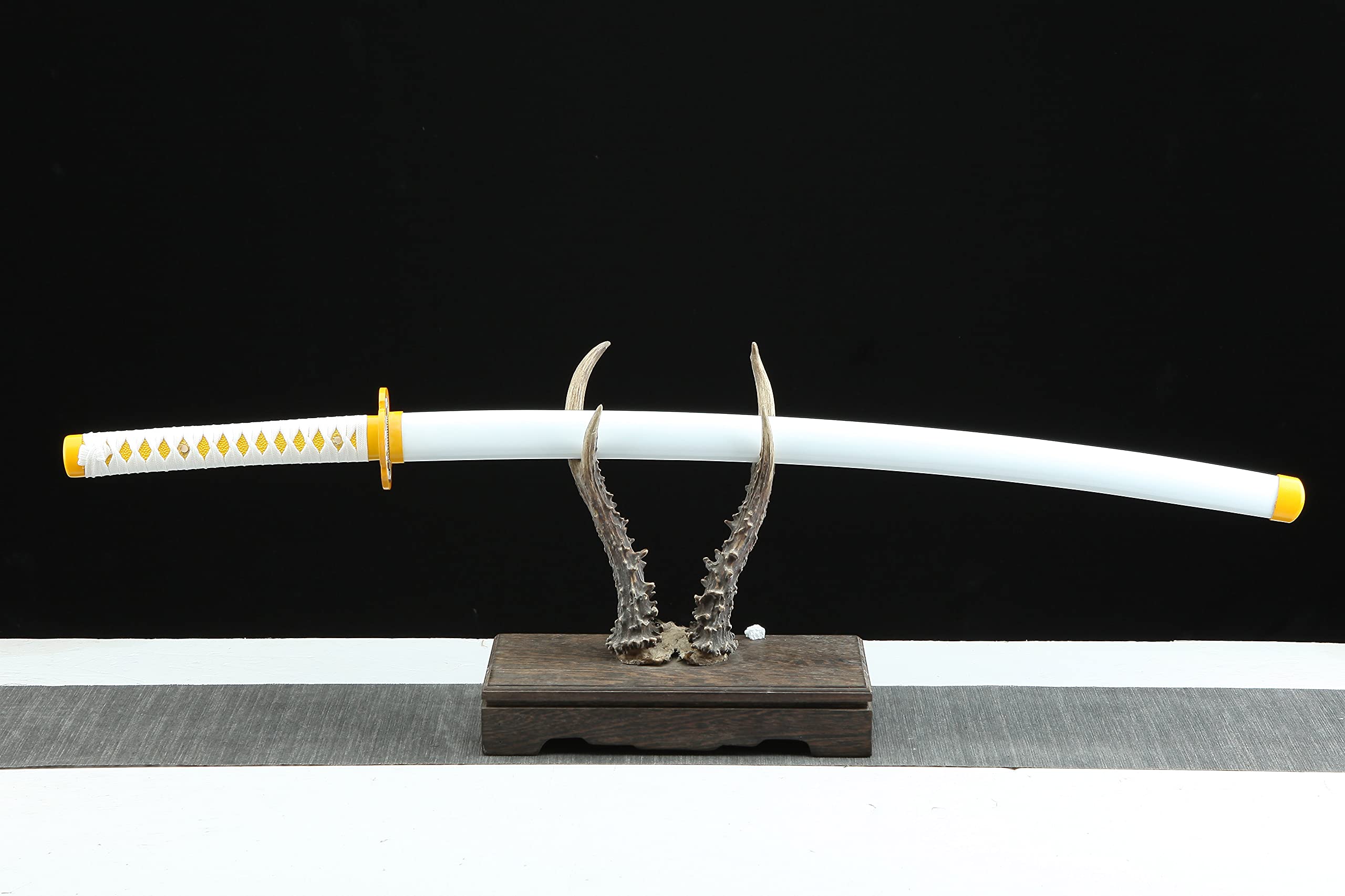 Demon Slayer Sword - Kimetsu no Yaiba Anime Replica - Tanjiro & Shinobu Cosplay Prop - High Carbon Steel Blade - Perfect for Anime Conventions, Halloween Costumes & Collector's Display