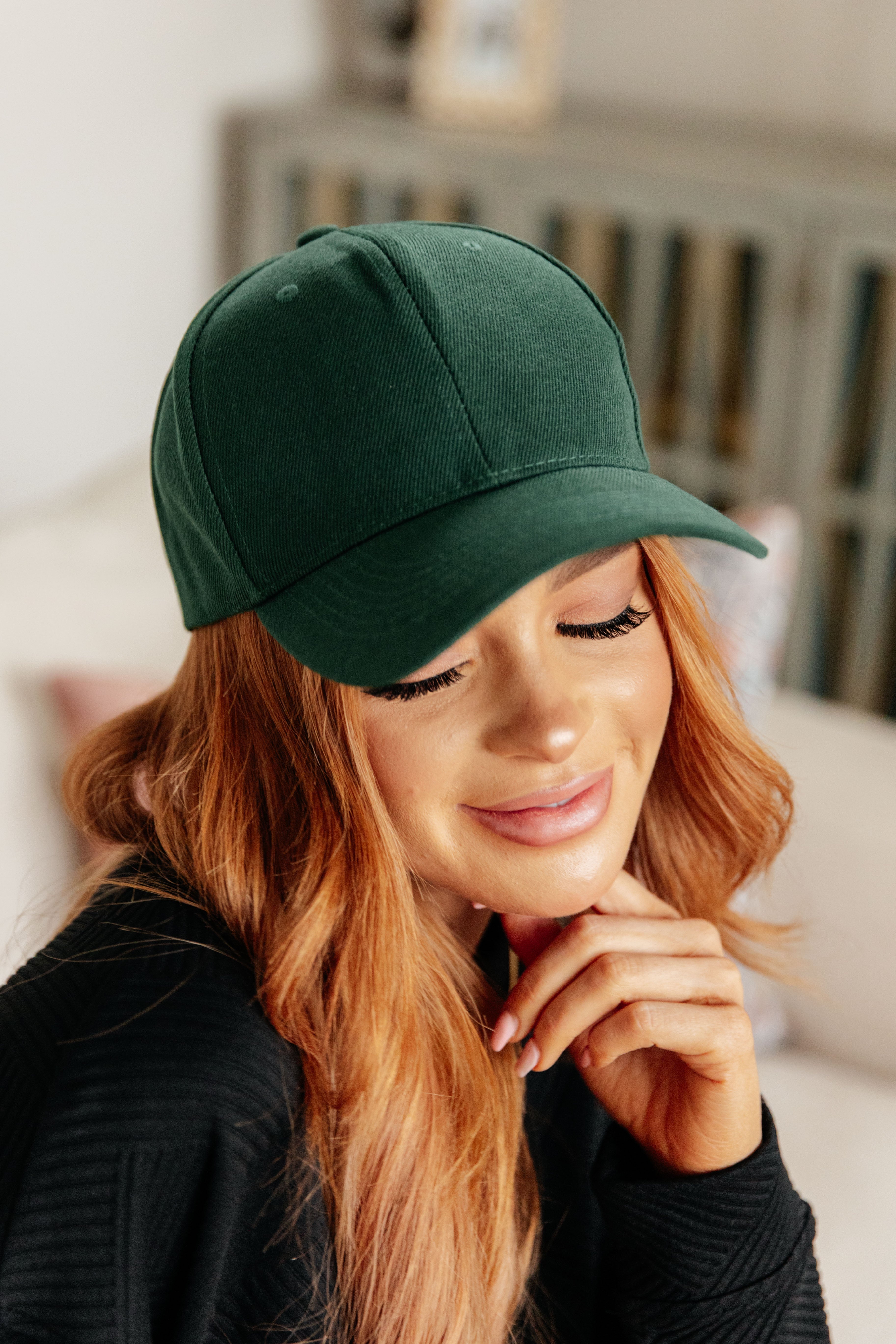Stylish Green Basic Babe Baseball Cap for Women - Perfect for Outdoor Sports, Casual Wear & Sun Protection
