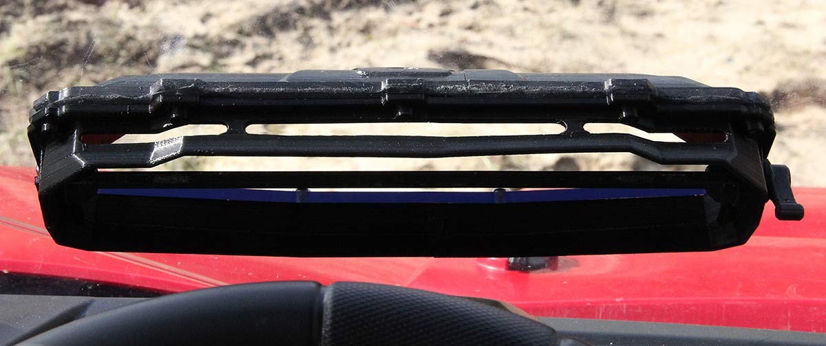 Polaris Ranger Mid Size Hard Poly Full Vented Windshield - Durable ATV Windshield for Off-Road Protection & Enhanced Visibility | Perfect for Trail Riding, Hunting & Farm Work