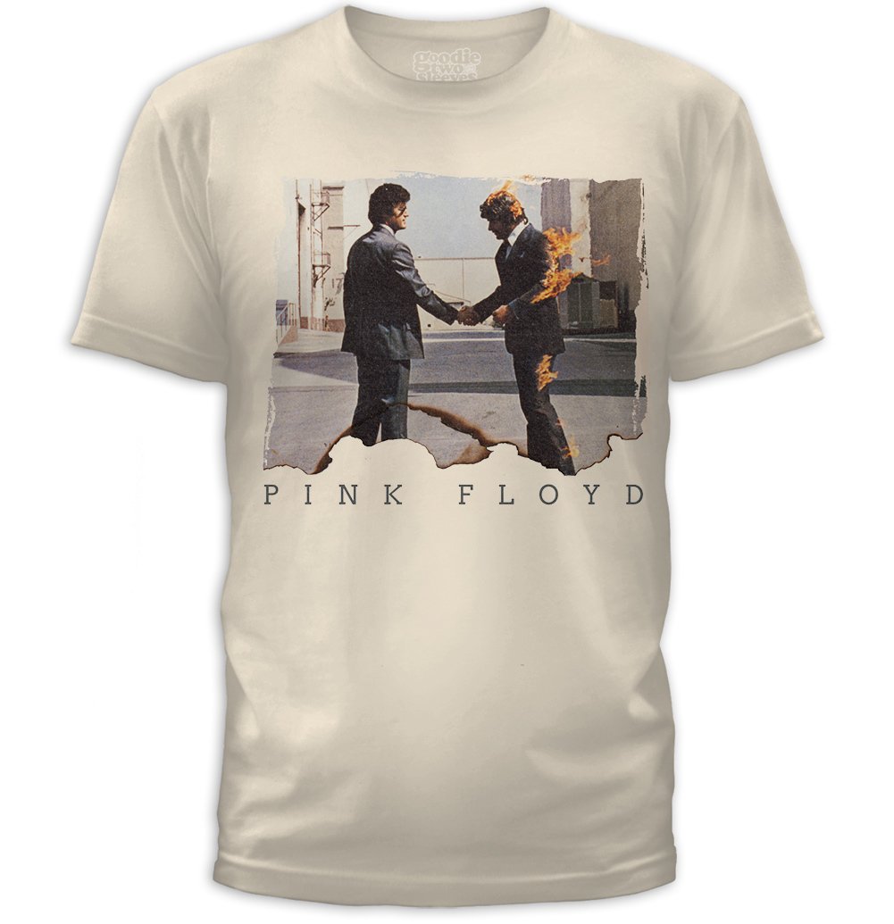 Pink Floyd Men's Man On Fire Wishing Graphic T-Shirt - Vintage Rock Band Tee for Concerts, Casual Wear & Music Fans