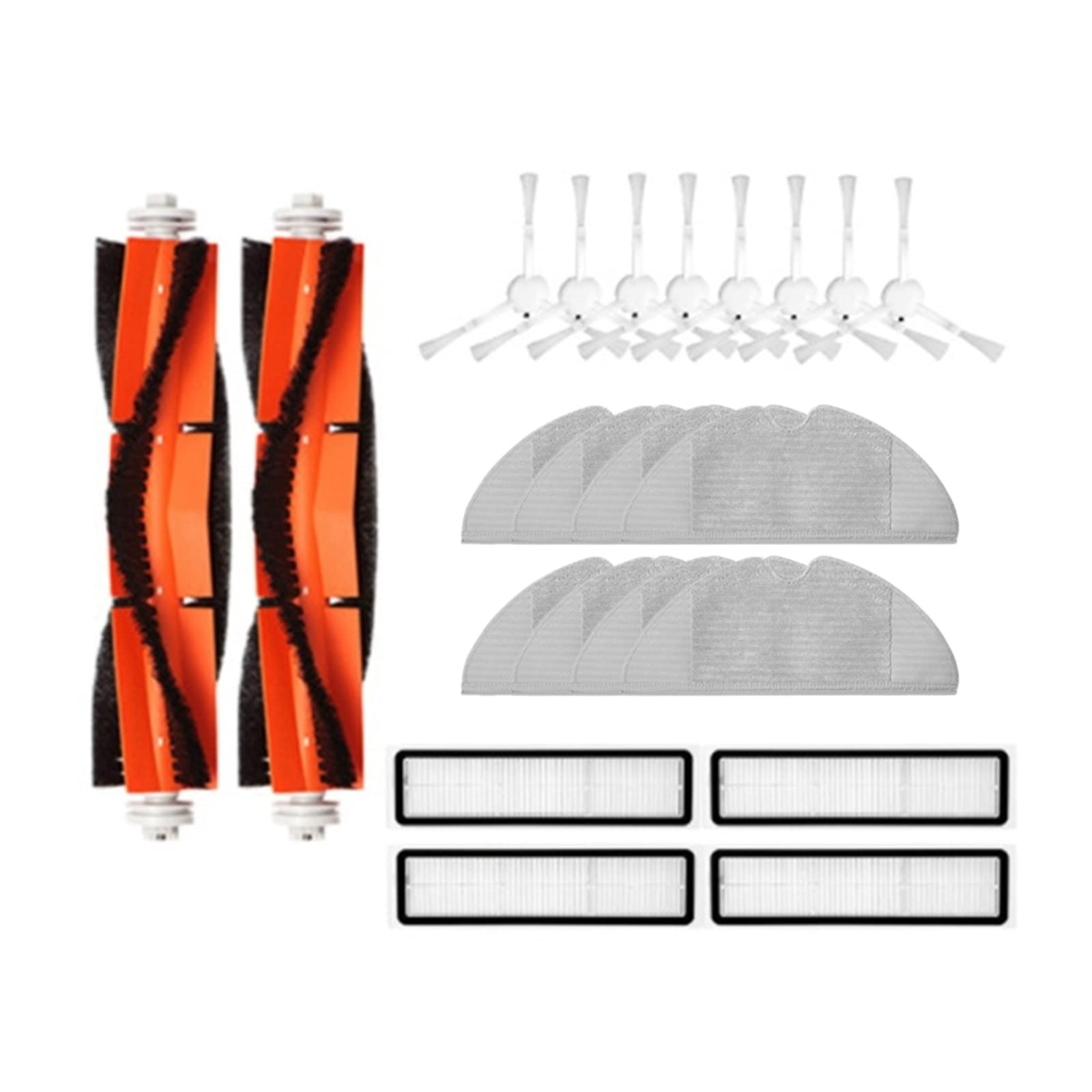 Xiaomi Dreame L10 Pro Vacuum Accessories - Side Brush, Mop Cloths, HEPA Filter for Home Cleaning