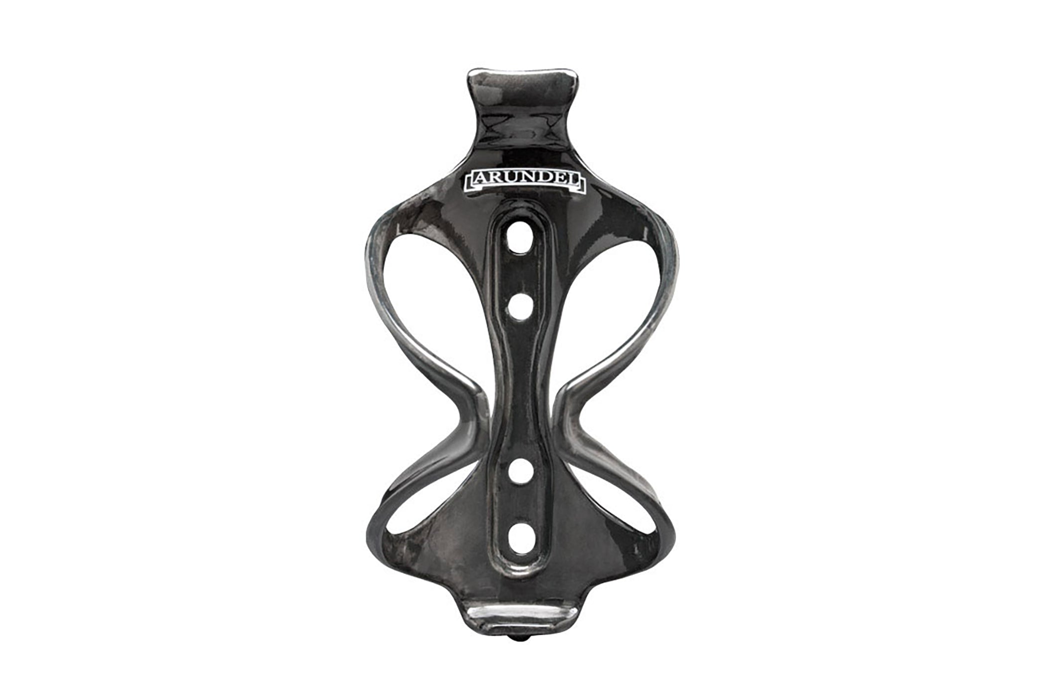Arundel Oil Slick Mandible Carbon Fiber Water Bottle Cage - UD Glossy Finish | Lightweight & Durable Bike Accessory for Road & Mountain Biking