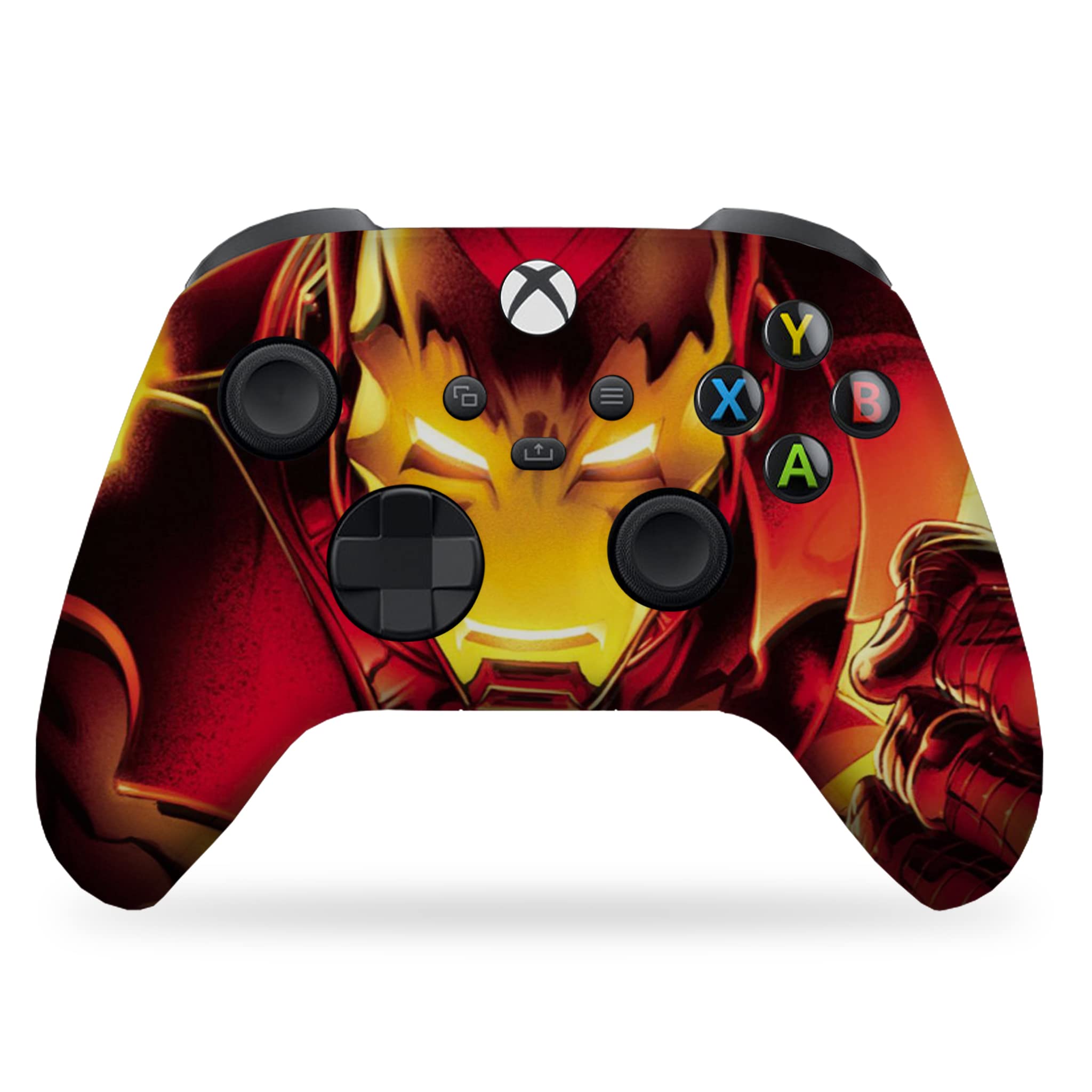 DreamController Ironman Custom Wireless Xbox Controller - Compatible with Xbox One & Xbox Series X/S - Permanently Hydro-Dipped in USA (Not Just a Skin) - Perfect for Gaming, Collecting & Marvel Fans