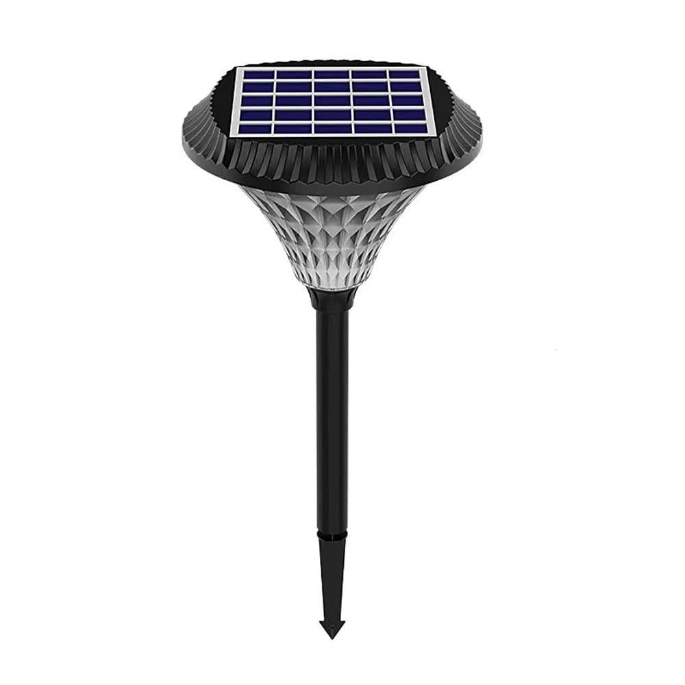Solar Post Lantern Light - Waterproof Outdoor LED Yard & Garden Lights with 3 Color Dimming | Perfect for Villa, Lawn, Pathway & Patio Decor | Weatherproof Solar Powered Pillar Lamp for Landscape Lighting