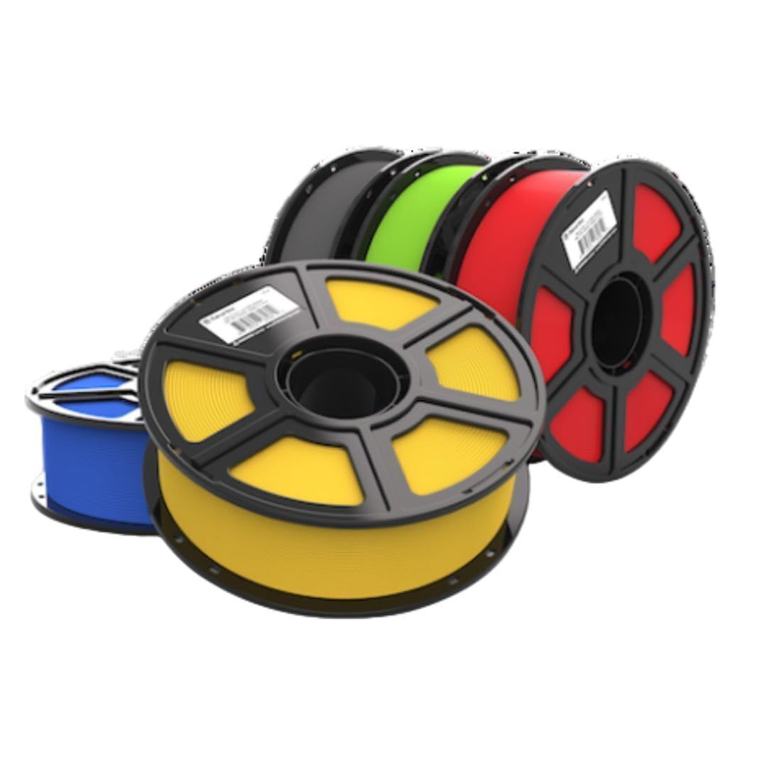 MakerBot 900-0055A Sketch PLA 3D Printer Filament Bundle - 1.75mm Non-Toxic Resin, Mixed Colors 5-Pack for Sketch 3D Printers - Perfect for DIY Projects, Prototyping & Educational Models