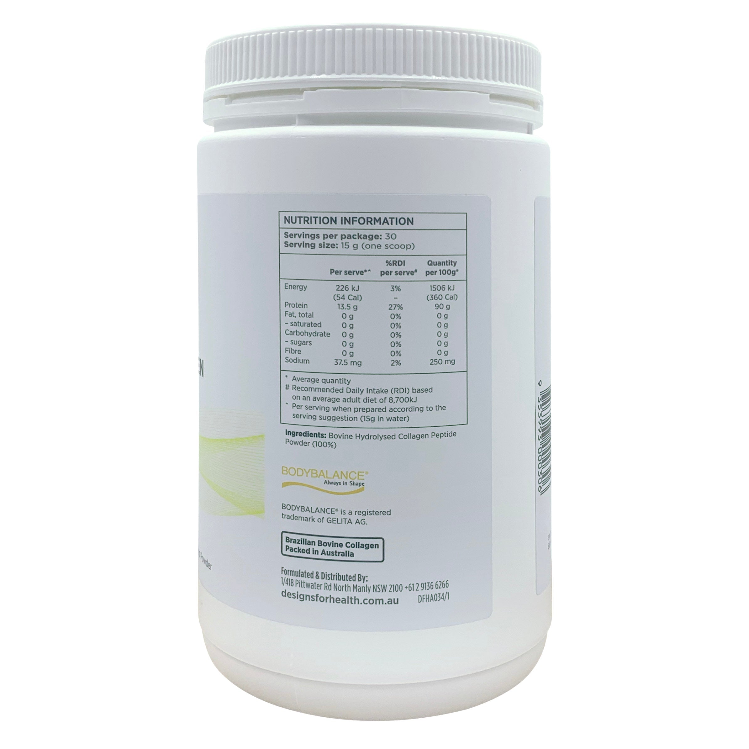 Designs For Health Active Body Collagen Powder - Grass-Fed Hydrolyzed Collagen Peptides for Skin, Hair & Joint Support - Perfect for Smoothies, Coffee & Baking Recipes