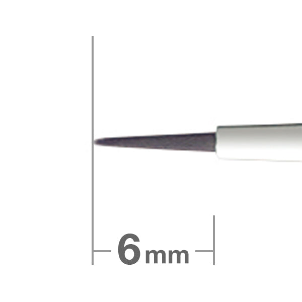 Professional Series 3/0 PH Eyeliner Brush [HC1543] - Perfect for Precise Liquid & Gel Eyeliner Application, Makeup Artistry & Salon Use