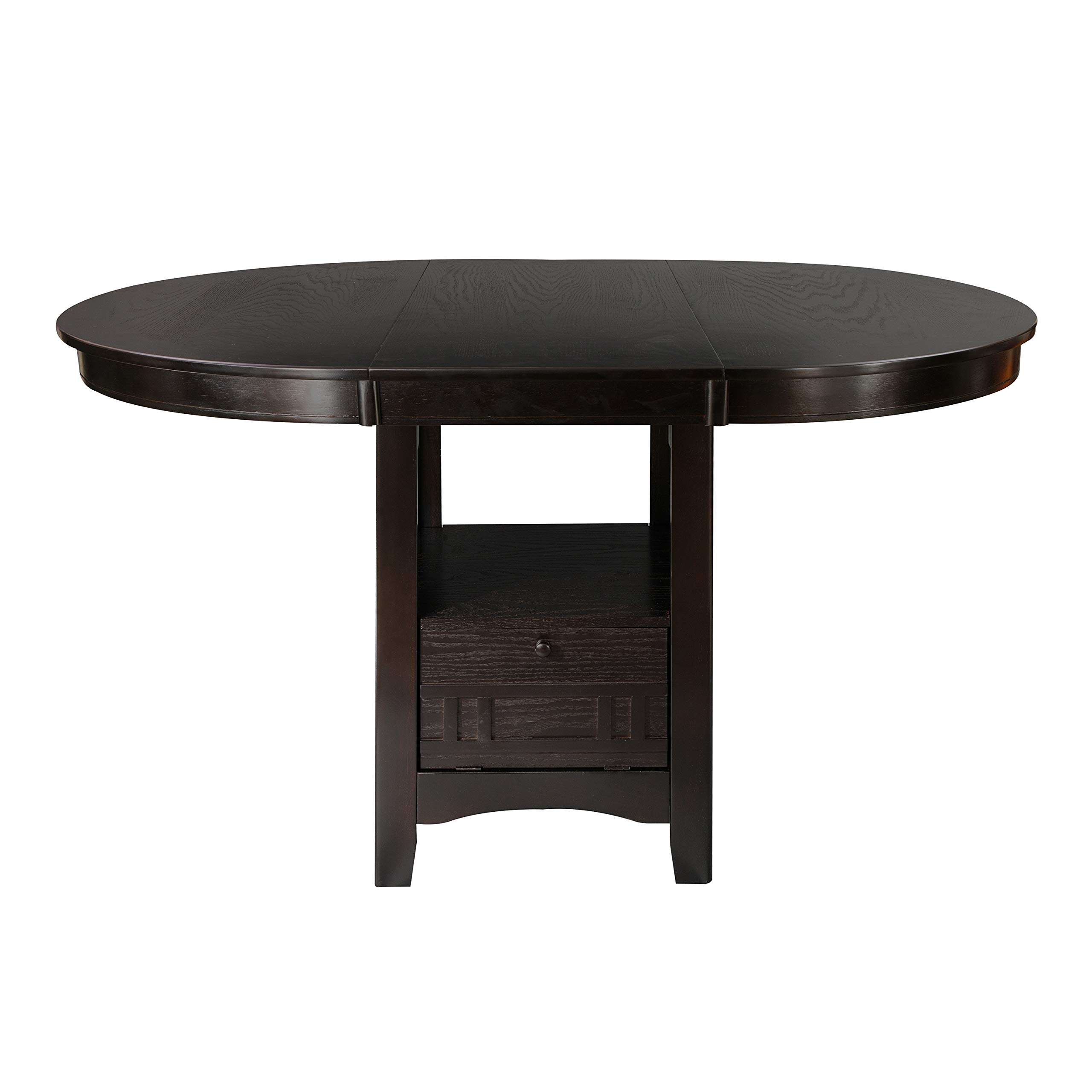 Lexicon Meyer Counter Height Dining Table - 36 Inch Round Cherry Wood Kitchen Table for Small Spaces - Perfect for Breakfast Nooks, Apartments & Cozy Dining Areas