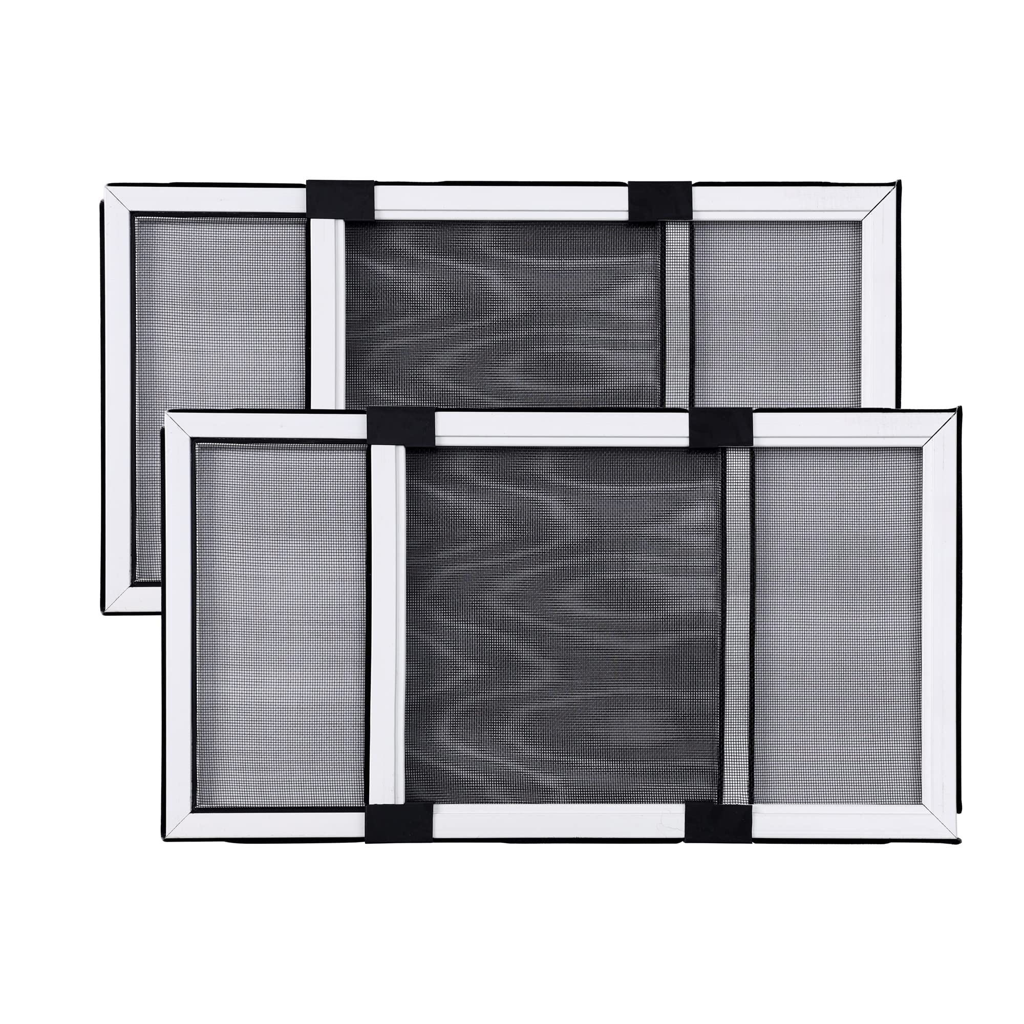Adjustable Expandable Window Screens 2-Pack - 15.74”H x 21