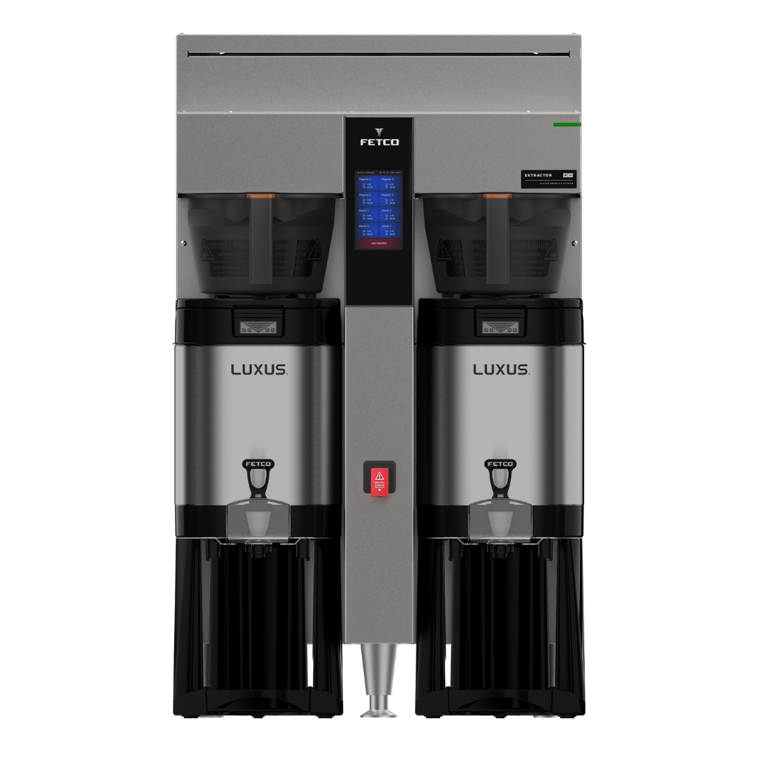 FETCO CBS 2252 NG Commercial Twin Coffee Brewer - High Capacity Coffee Machine for Restaurants, Cafes & Offices - Professional Grade Coffee Maker for Large Volume Brewing