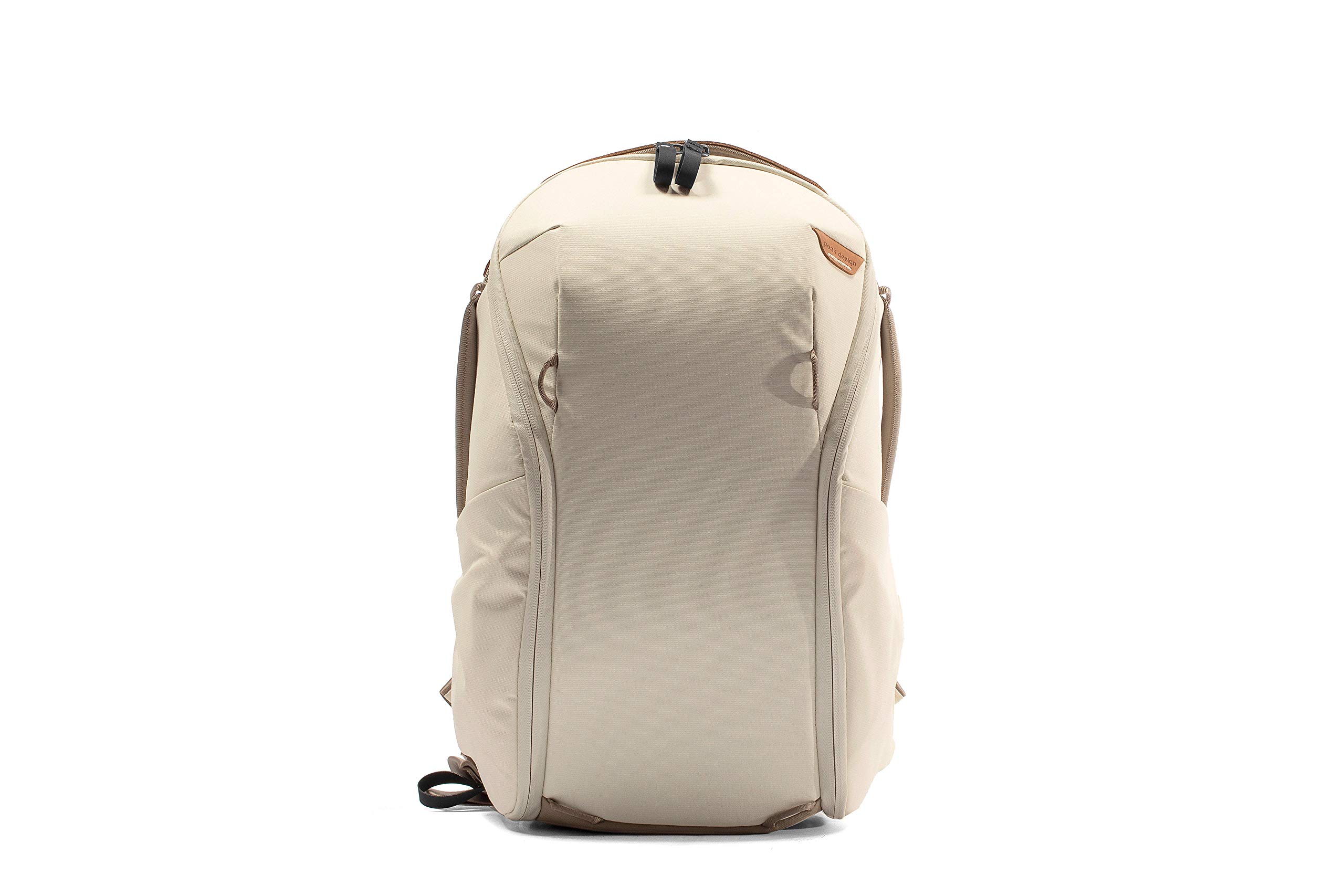 Peak Design Everyday Backpack Zip 15L Bone - Lightweight Carry-On Laptop Backpack with Padded Sleeve for MacBook, Travel & Work (BEDBZ-15-BO-2) - Perfect for Commuting, Business Trips & Urban Exploration