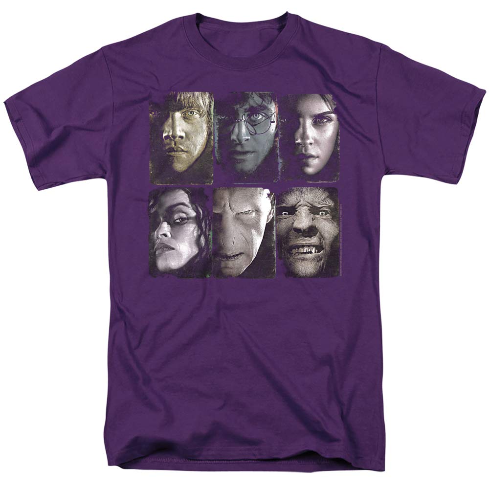 Harry Potter House Crests Unisex T-Shirt for Adults - Casual Wear for Fans, Movie Nights & Gift Giving