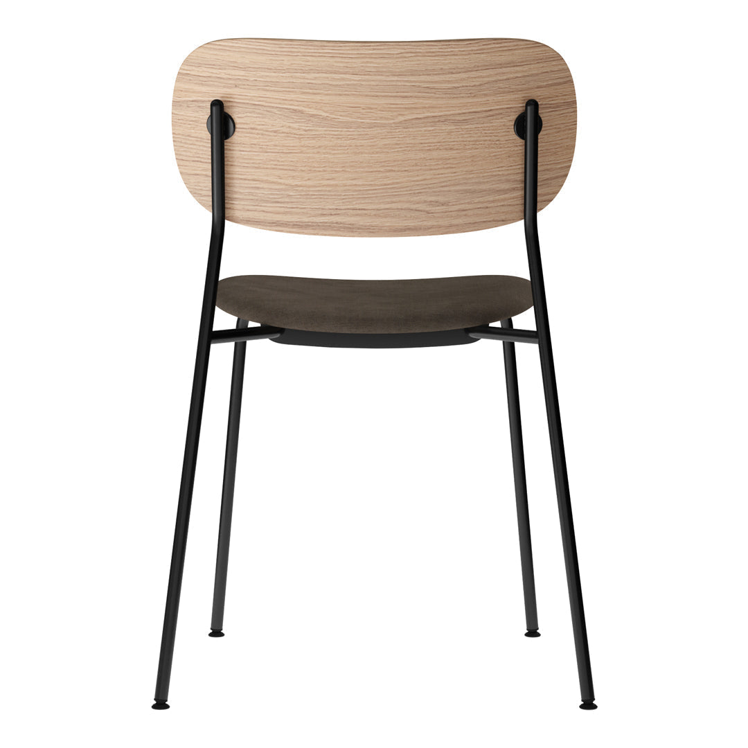 Co Dining Stackable Chair - Upholstered Seat for Kitchen, Dining Room & Outdoor Patio | Comfortable & Space-Saving Furniture