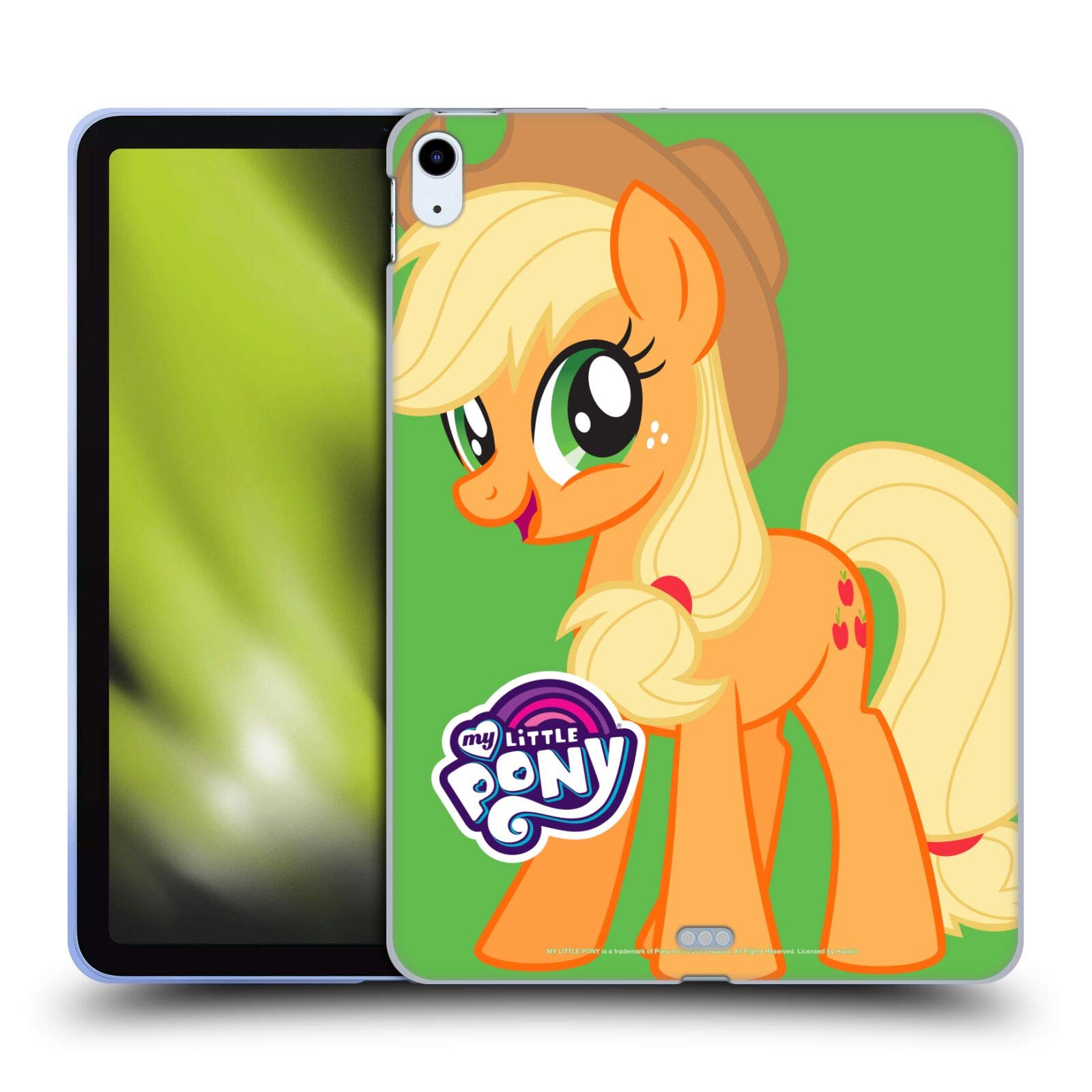 Head Case Designs Officially Licensed My Little Pony Applejack Gel Case for Apple iPad Air 2020 / 2022 - Protective Cover for Kids, School, and Travel