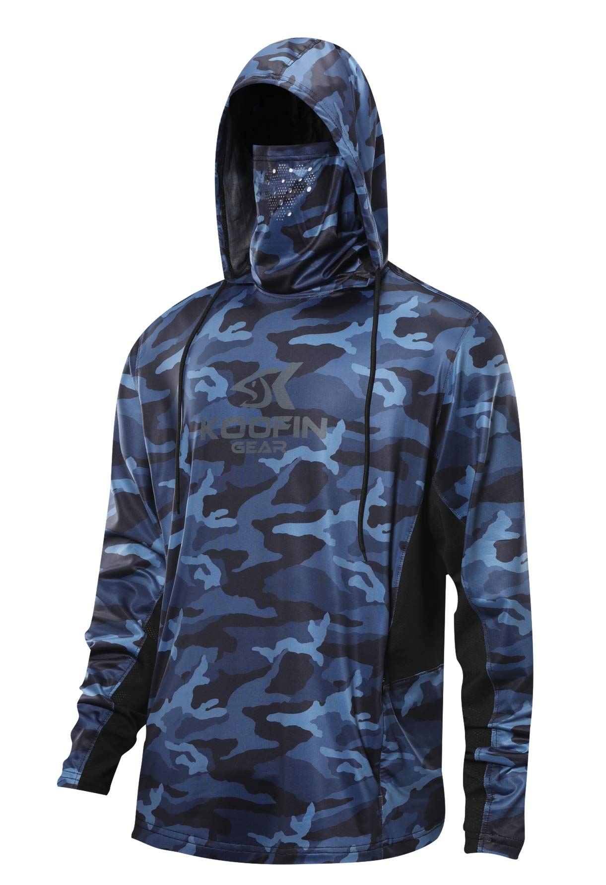 Performance Hooded Fishing Shirt - UPF 50+ Sun Protection Long Sleeve Hoodie for Men - Perfect for Outdoor Fishing, Hiking & Water Sports