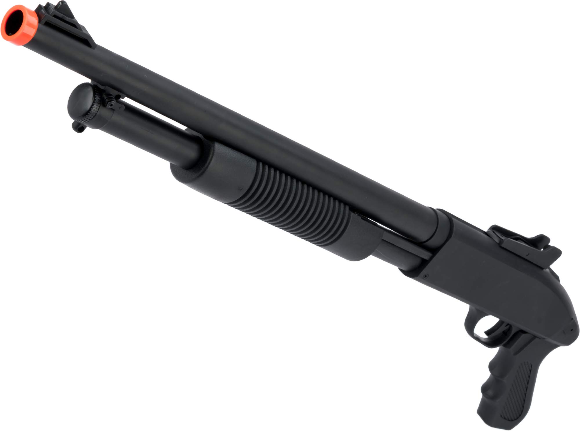 Evike Airsoft - Galaxy/ZM ZM61 Single Shot Spring-Powered Airsoft Shotgun with Pistol Grip | Realistic Training & Outdoor Shooting | Perfect for Airsoft Battles, Target Practice & Survival Games