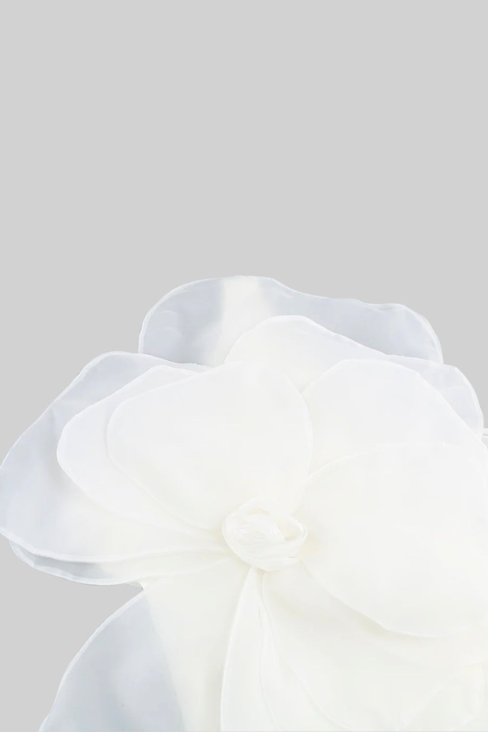 3D Voluminous Organza Floral Mini Dress for Women - Elegant White Summer Party Cocktail Dress for Weddings, Dates & Special Occasions