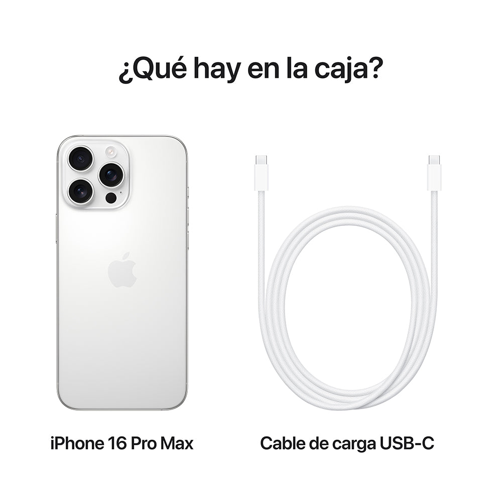 iPhone 16 Pro Max 512GB Titanium White - Premium Smartphone with Advanced Camera & Long Battery Life for Travel, Photography & Business Professionals